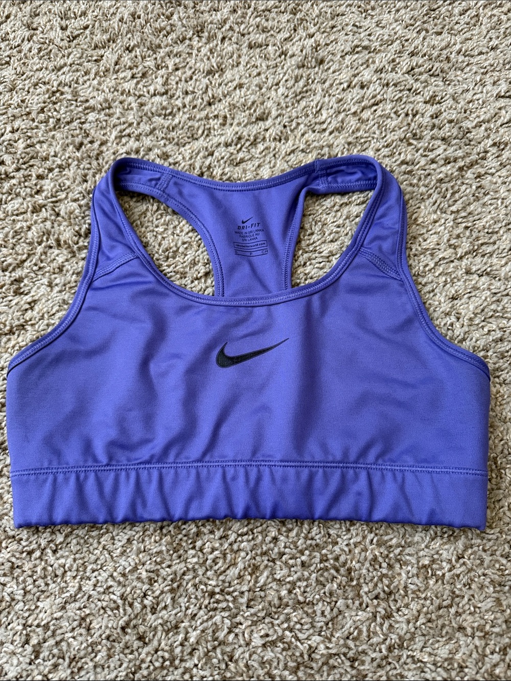 Nike Dri-FIT Purple Racerback sports bra